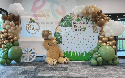 Leafy Print & Cart Double Garland