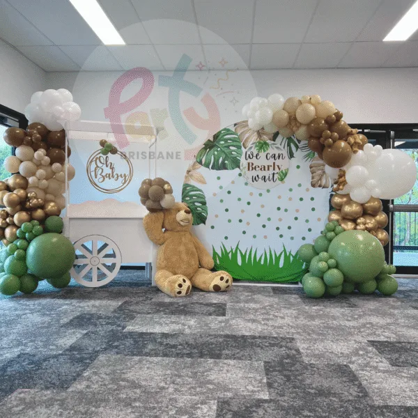 Leafy Print & Cart Double Garland