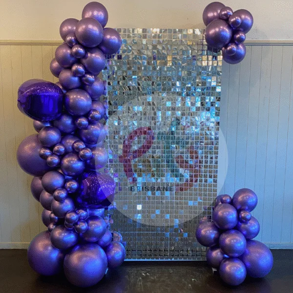 Single Shimmer Panel Backdrop