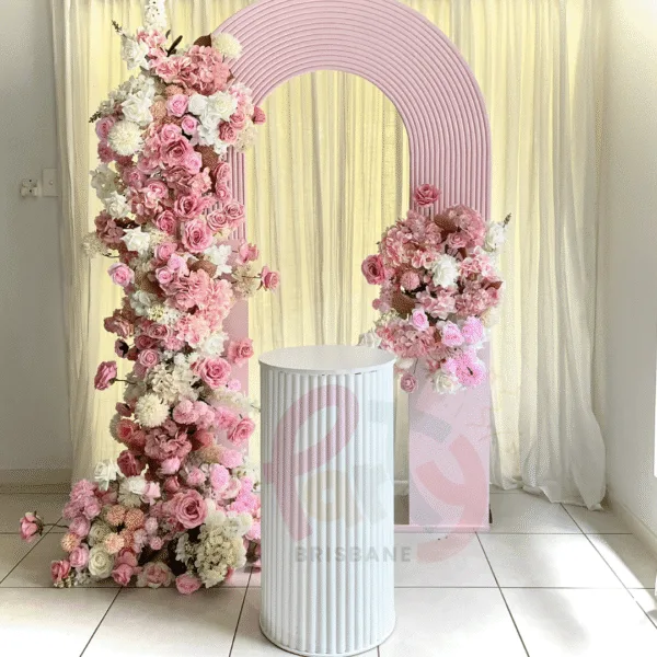 Floral Ripple Hollow Arch Backdrop
