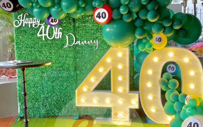 40th Pool Green Wall