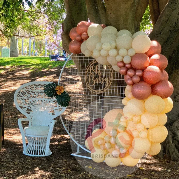 Circular Mesh Backdrop