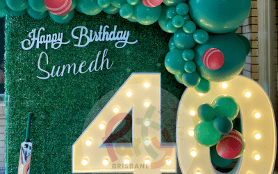 40th Cricket Backdrop