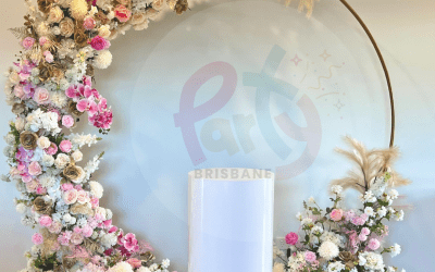 Floral Hoop Backdrop