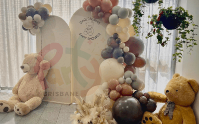 Double Arch Teddy Bear Backdrop