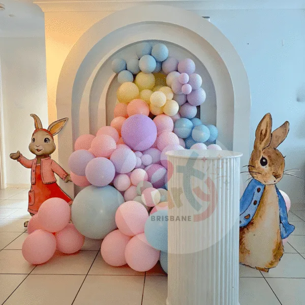 Step Arch Peter Rabbit Backdrop