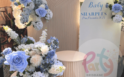 Sharples Double Arch Floral Backdrop