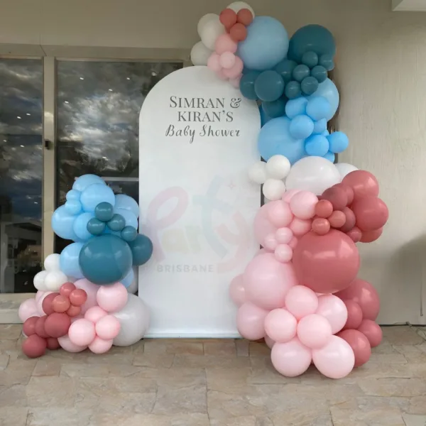 Single Arch Baby Shower Backdrop