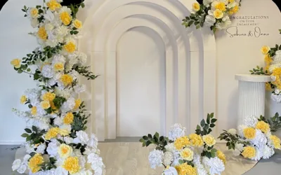 Step Arch Floral Arch Trio