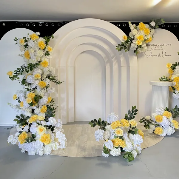 Step Arch Floral Arch Trio