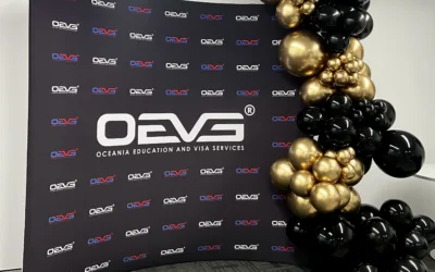 Single Balloon Garland Installation