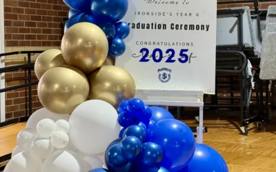 Welcome Sign with Balloons