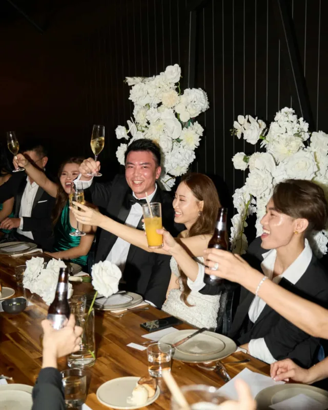 The happy couple 🤍 Thank you for choosing Party Brisbane! @msanna90 

#brisbaneweddings #weddingdecorator #goldcoastweddings #partybrisbane #floraldecoration #whitedecoration