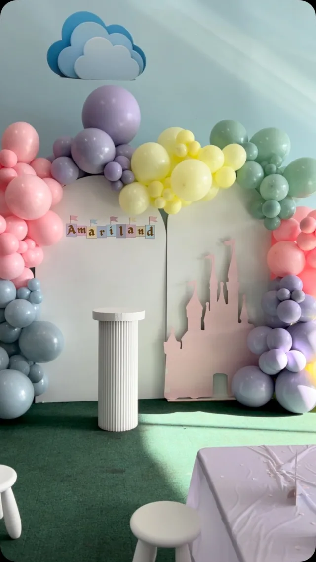 A beautiful blend of pastels to create this beautiful backdrop for Amari’s birthday! 

Backdrop: @party_bne 
Venue: @rainbow_playcentre 

#partybrisbane #brisbaneeventhire #birthdaybackdrop #disneyland #disneyparty #disneytheme