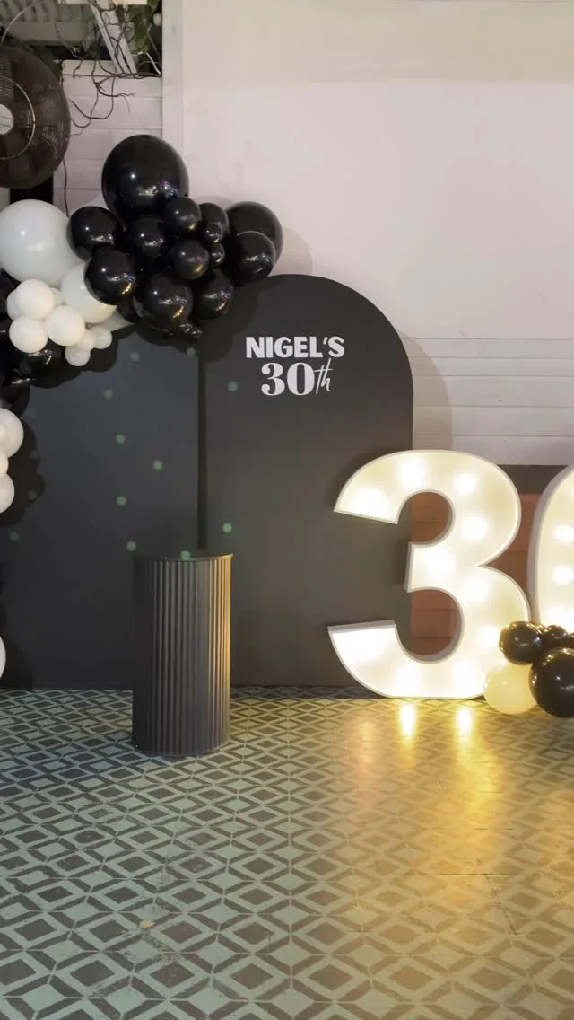 From mockup to reality 🤍🖤

We can bring your vision to life! DM us today for more details 

#thirty #adultbirthdayparty #30th #blackandwhitedecor #balloondecor #birthdaydecorideas