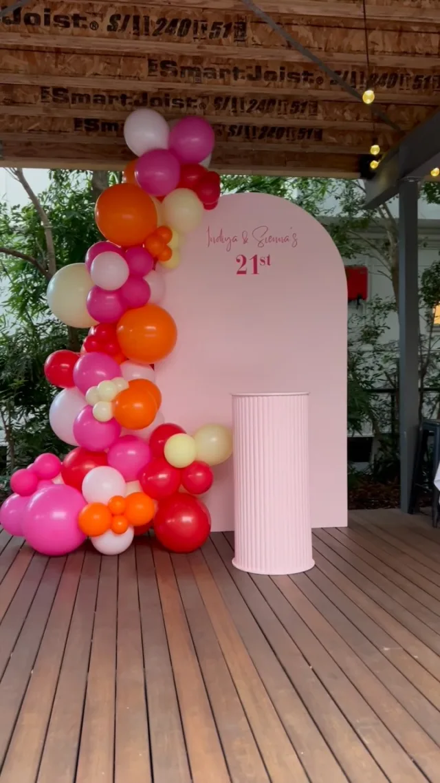 Bright and bold to celebrate Sienna’s and Indiya’s 21st 💛🩷❤️

Thank you for choosing us @sallydejonge 🧡

#twentyfirst #brightandbold #adultbirthday #brisbaneeventhire #goldcoastpartyhire #twentyfirstbirthday #colourfuldecor